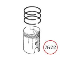 Кільце поршневе ІЖ «Планета-Спорт» Ø76.00 мм